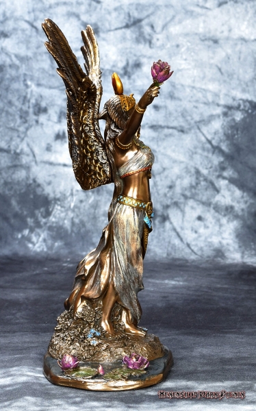 Isis Egyptian goddess with wings figurine